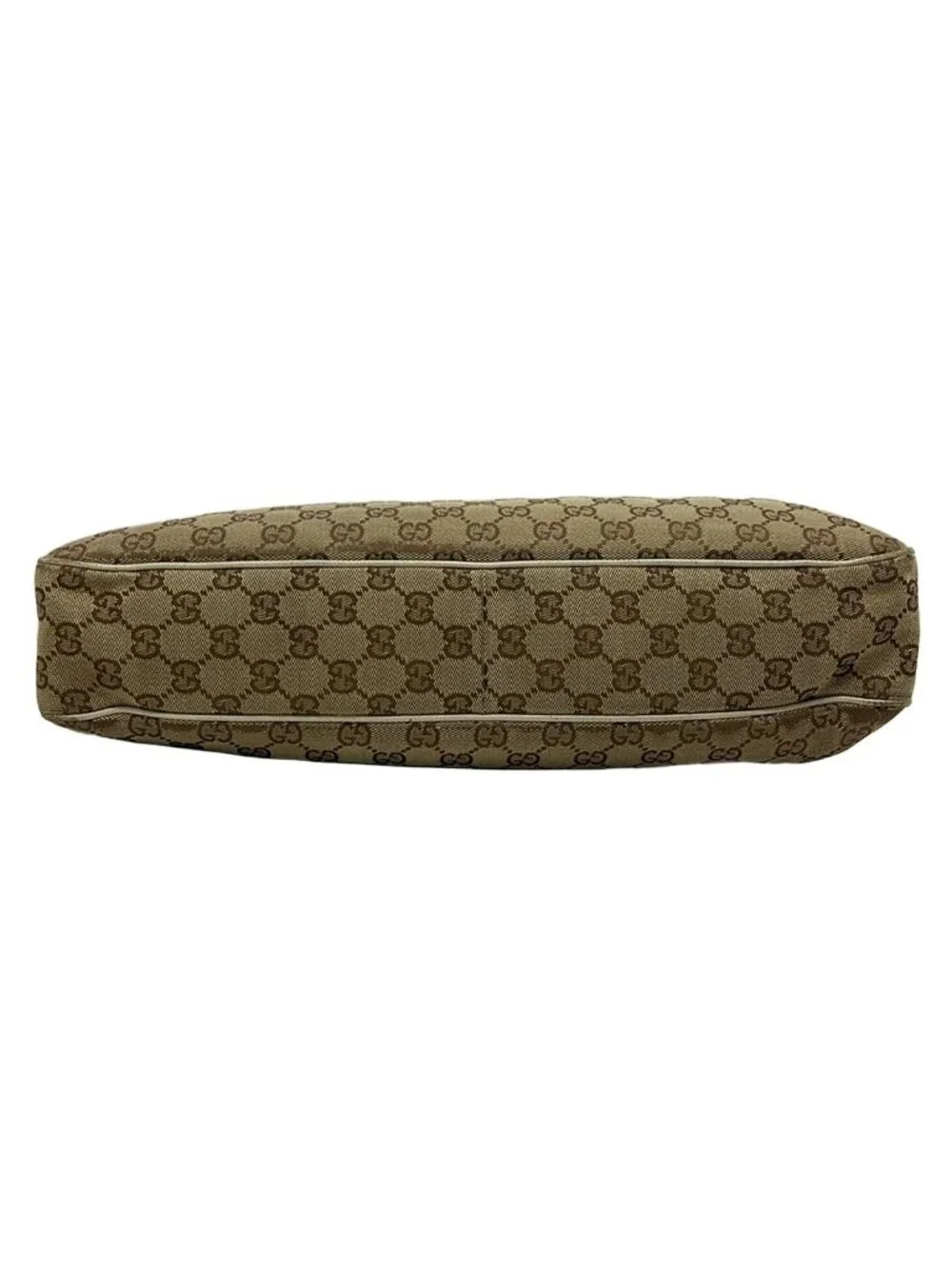 Gucci Tote Bag Eclipse Beige Dark Brown Ivory Leather